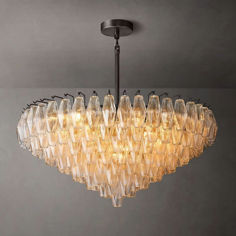 Tara Round Tiered Chandelier 37''D