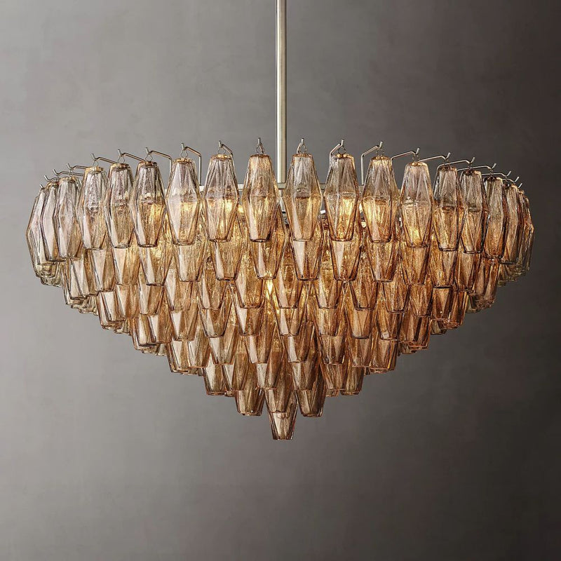 Tara Round Tiered Chandelier 37''D