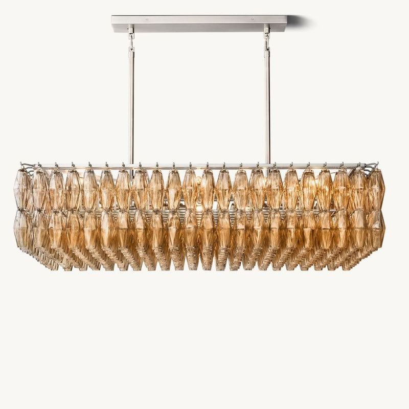 Tara Rectangle Single Chandelier 54''W