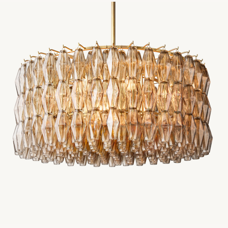 Tara Round Chandelier 37''D