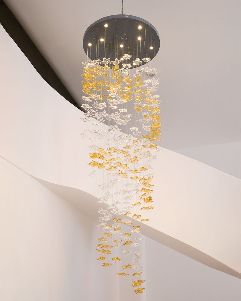 Tidal Art Glass Pendants