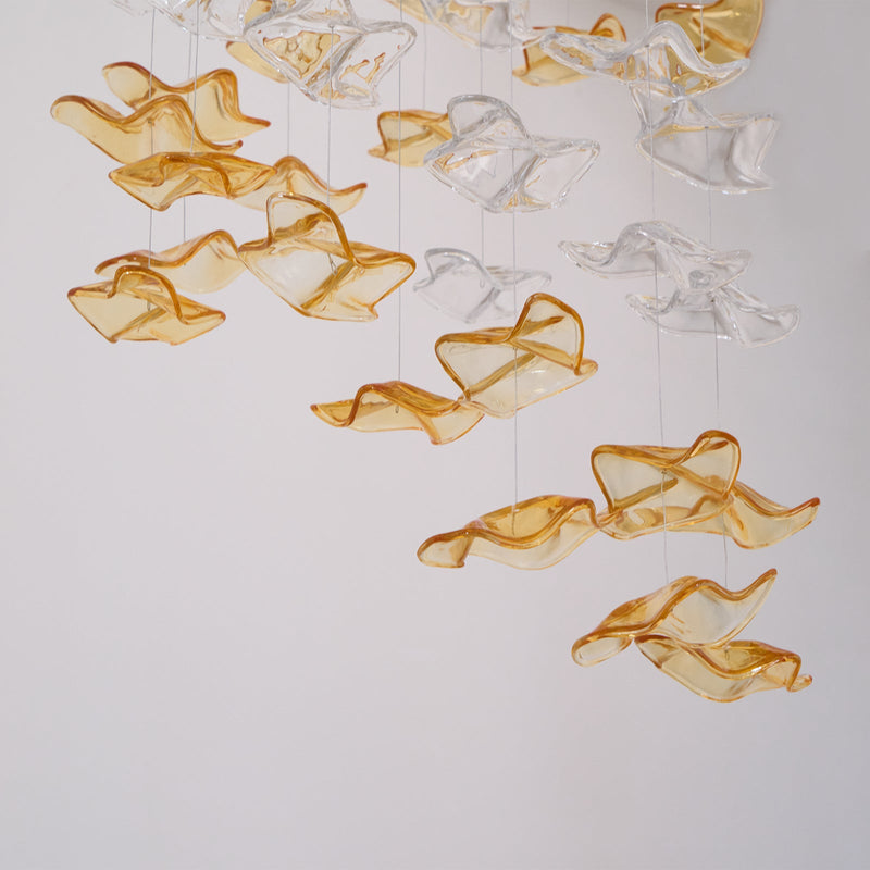 Tidal Art Glass Pendants