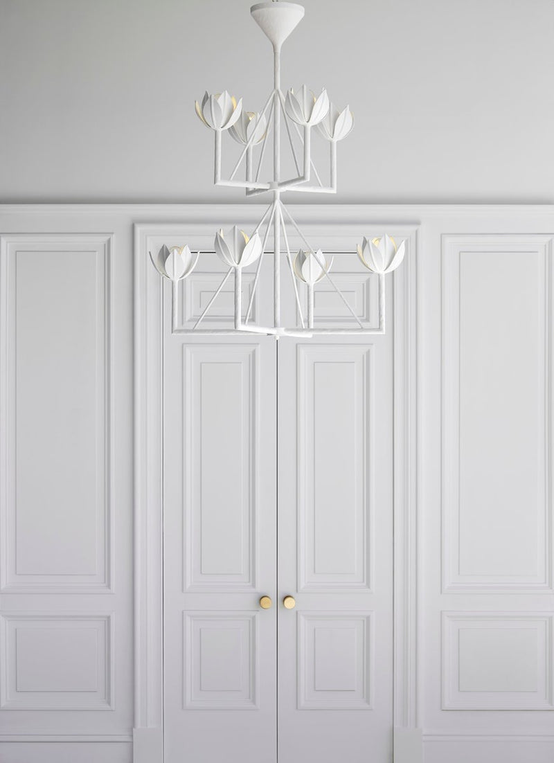 Alberto Medium Two-Tier Chandelier