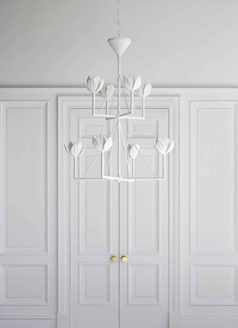 Alberto Medium Two-Tier Chandelier