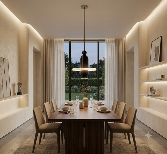Illuminating Elegance: The Transformative Design of the MEDIAN MONO PENDANT Ø11"