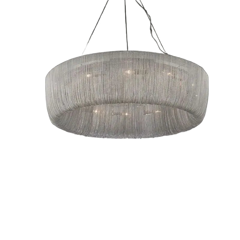 Cadenas Aluminum Chain Tassel Chandelier