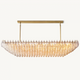 Tara Rectangle Tiered Chandelier 74''W
