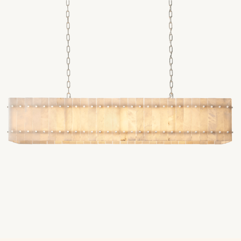 Aurelius Alabaster Linear Chandelier 54''