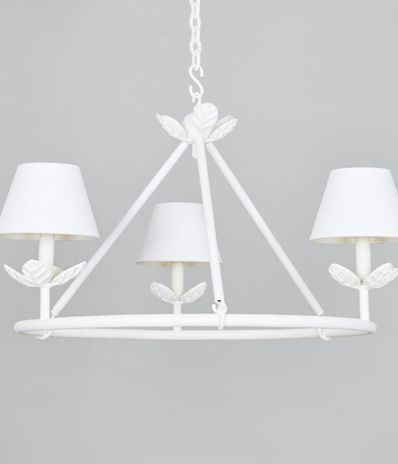 Montferrat Leaf Chandelier 3 Light