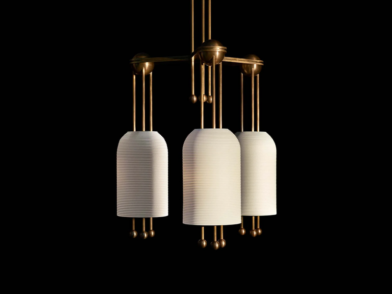 LANTERN 3 PENDANT Ø32”