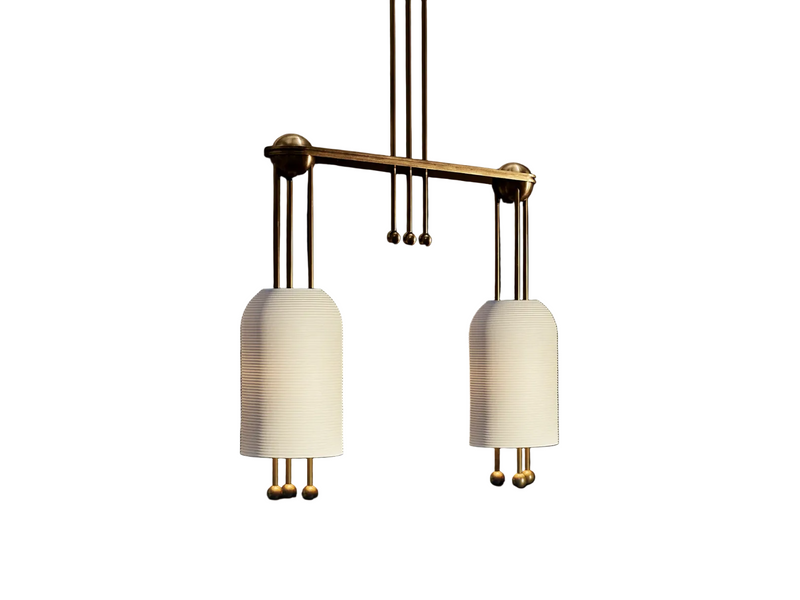 LANTERN 2 PENDANT W37” x D9"