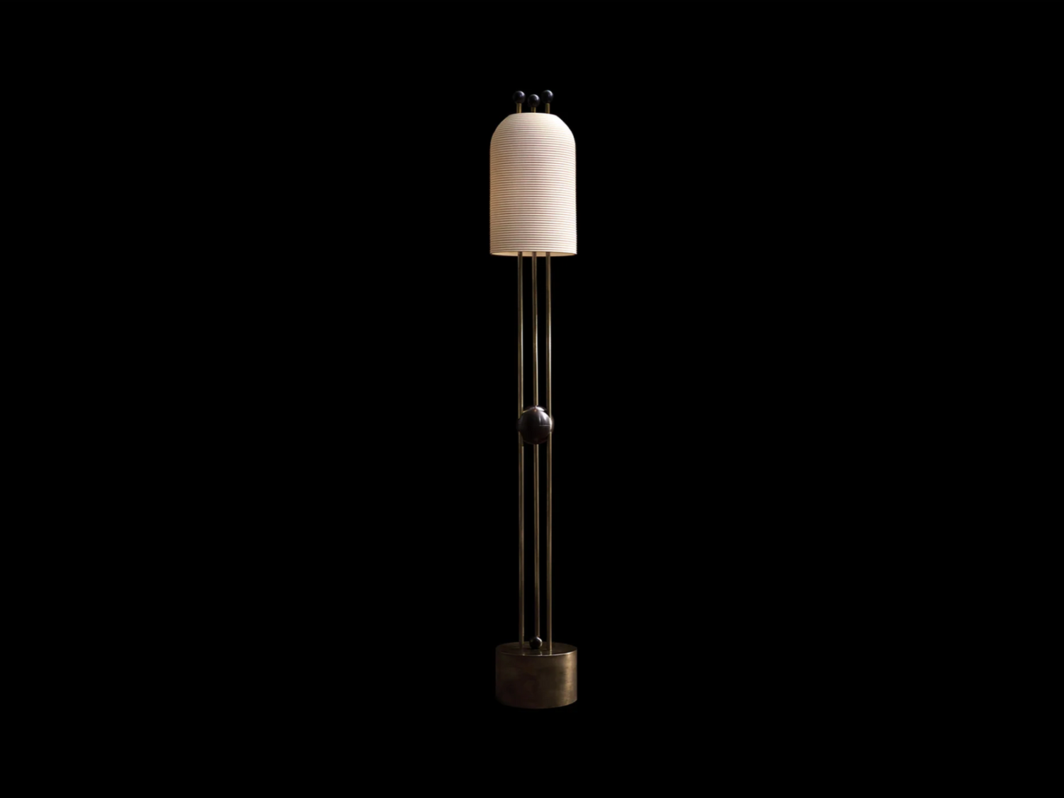 LANTERN FLOOR LAMP H66.75” x Ø9"