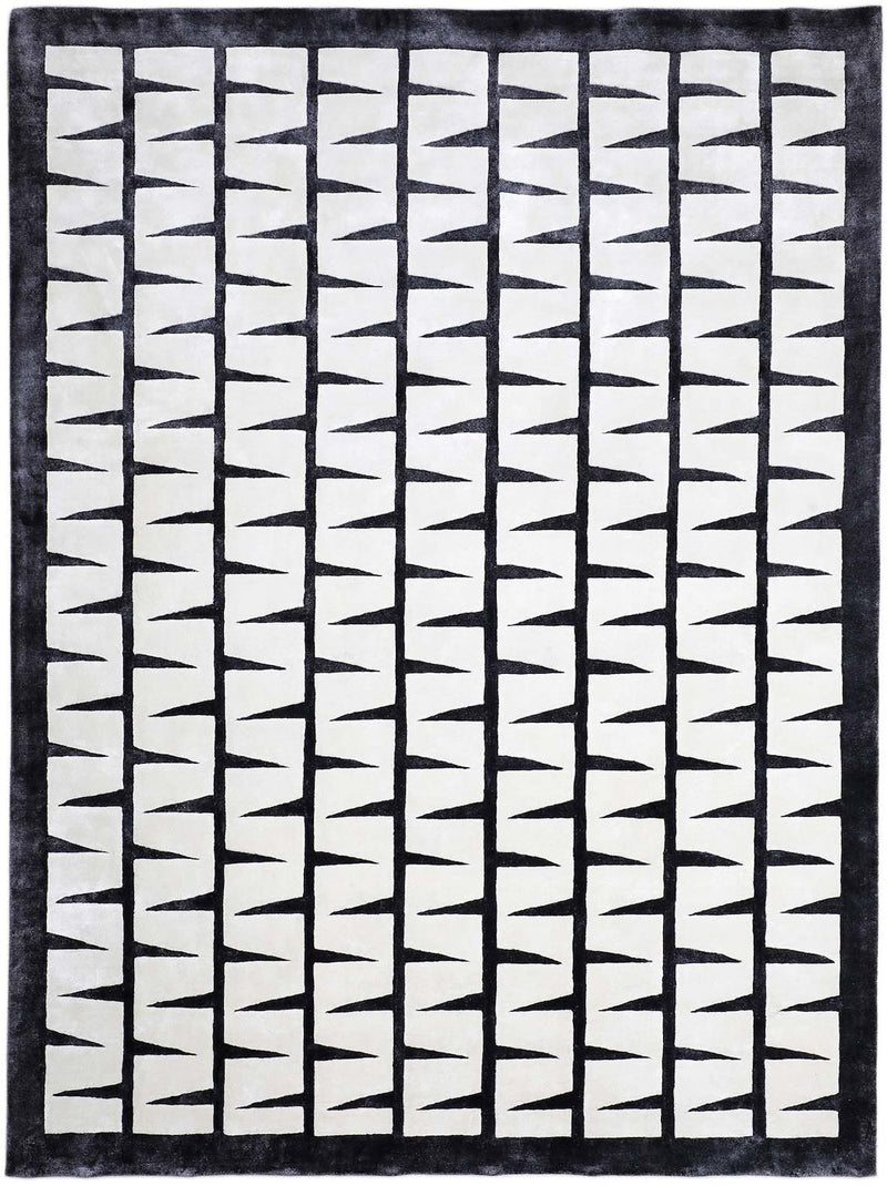 Tidal Flow Hand-Tufted New Zealand Wool Abstract Rug