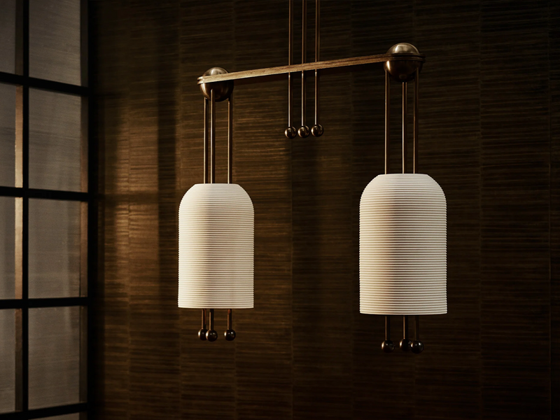 LANTERN 2 PENDANT W37” x D9"