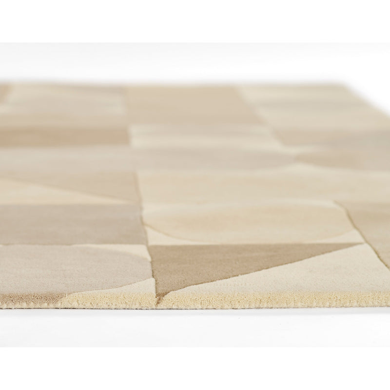 Geo-Harmony Hand-Tufted NZ Wool & Viscose Sculptural Rug