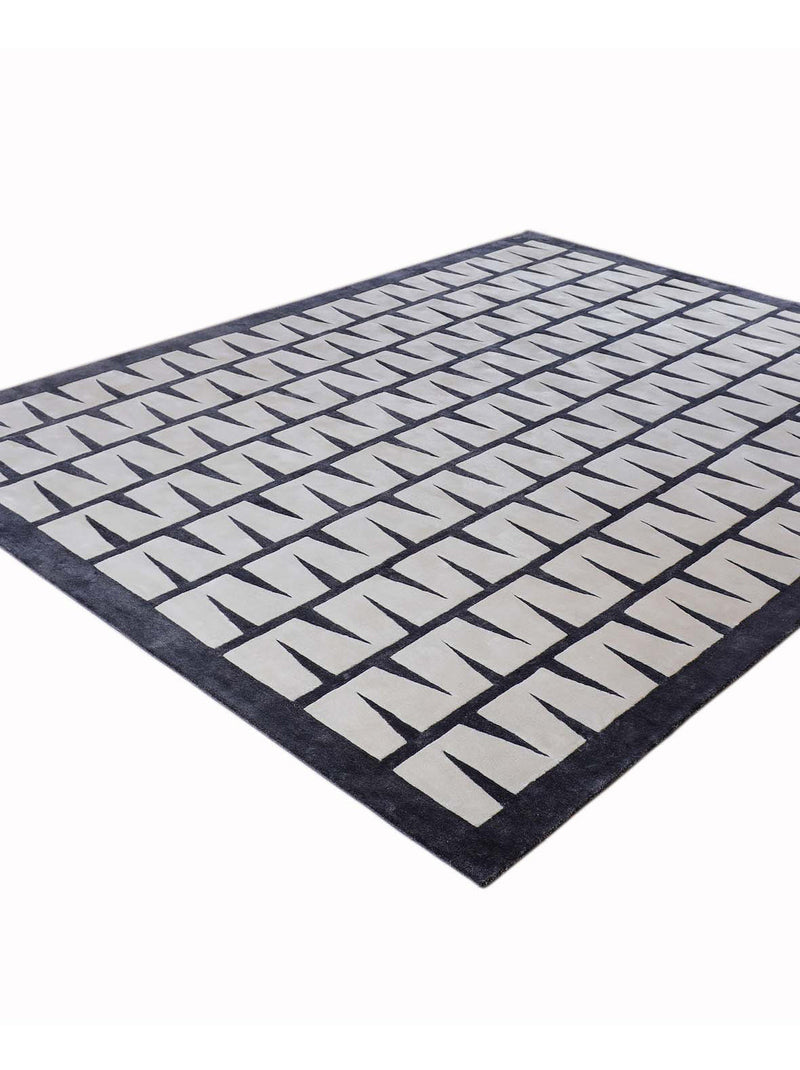 Tidal Flow Hand-Tufted New Zealand Wool Abstract Rug