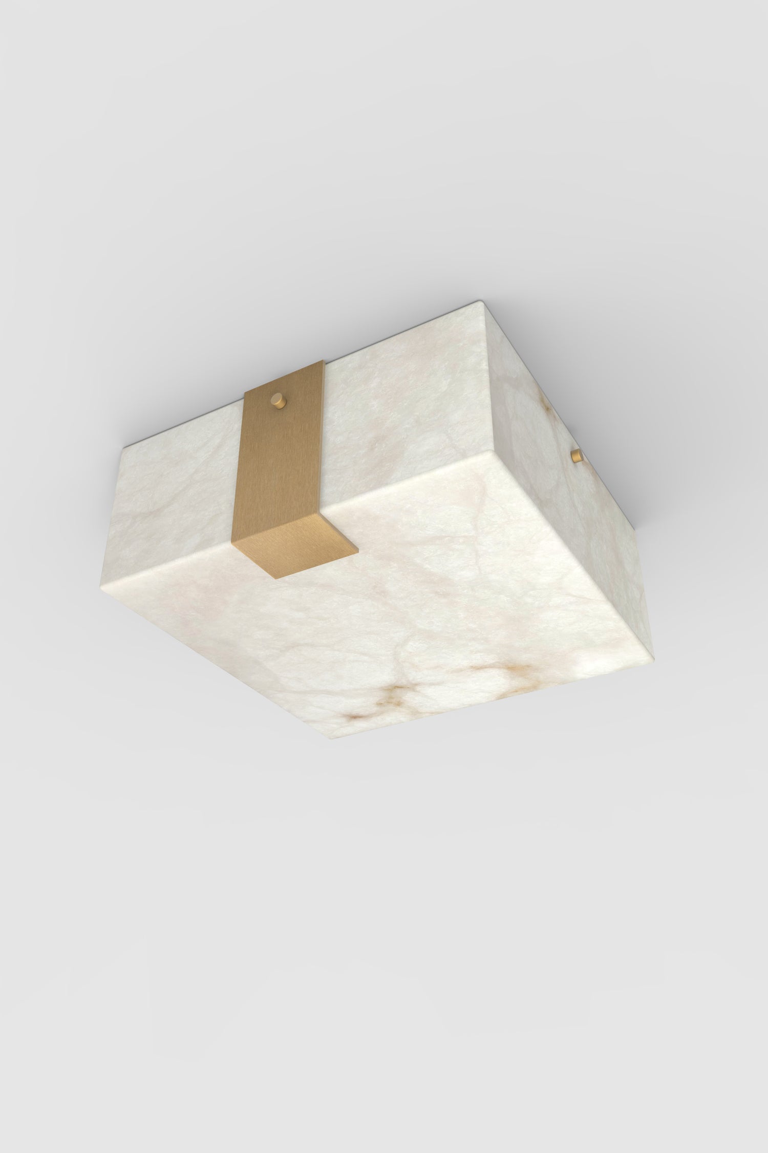 Ponti Alabaster Flush Mount 1C BB
