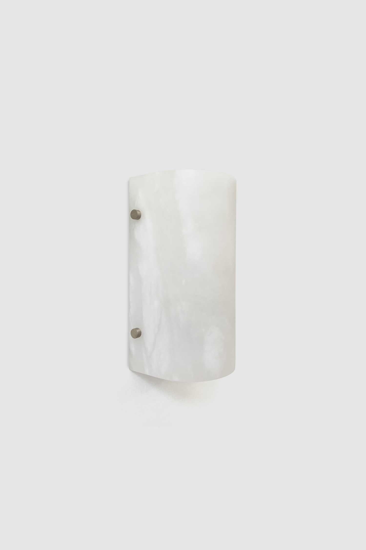Domo Alabaster Half Sconce BN