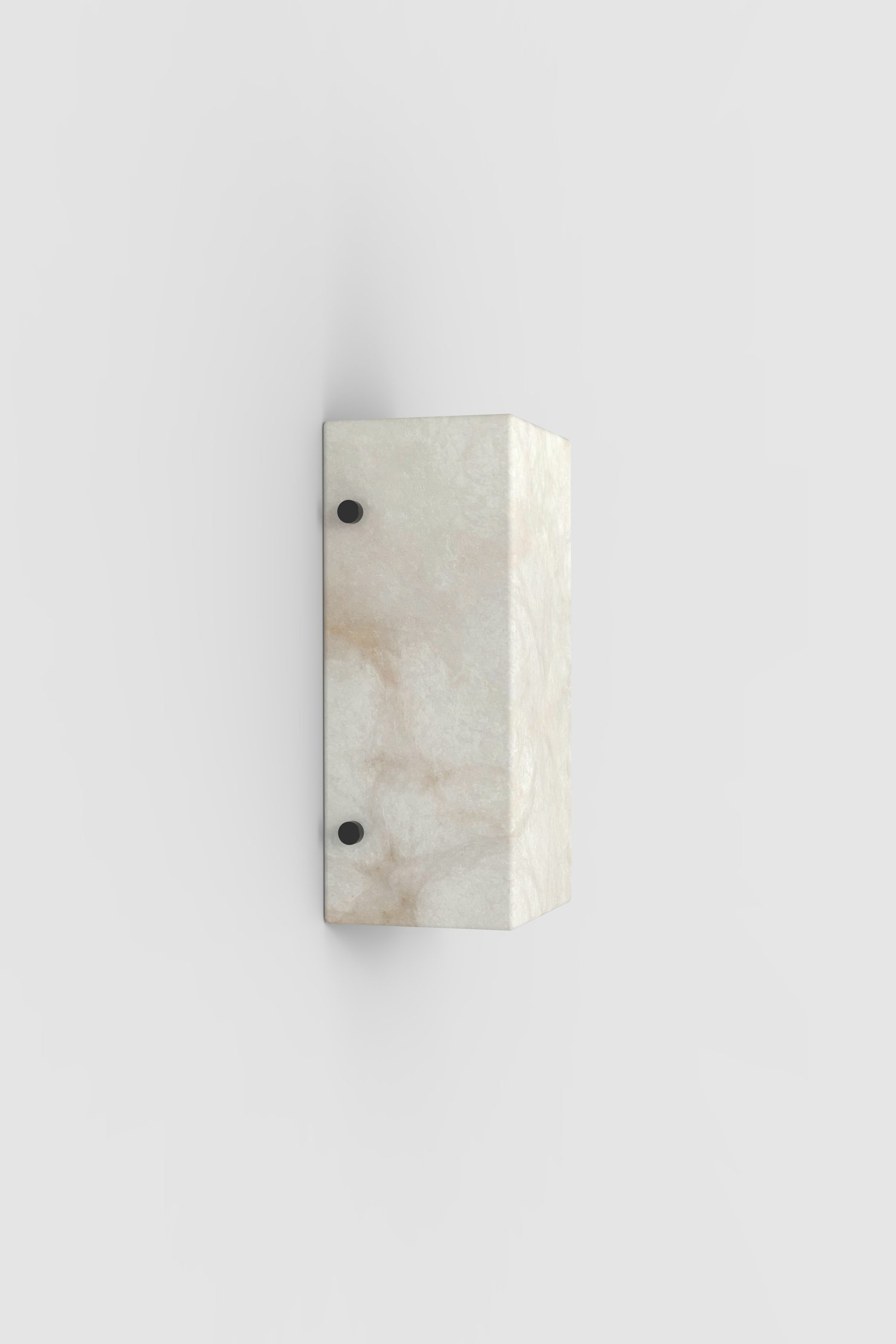 Ponti Alabaster Half Sconce BLK