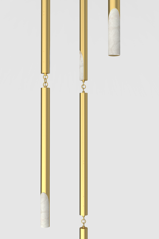 Siena Alabaster Chandelier V6 BB