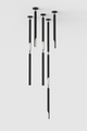 Siena Alabaster Chandelier V9 BLK