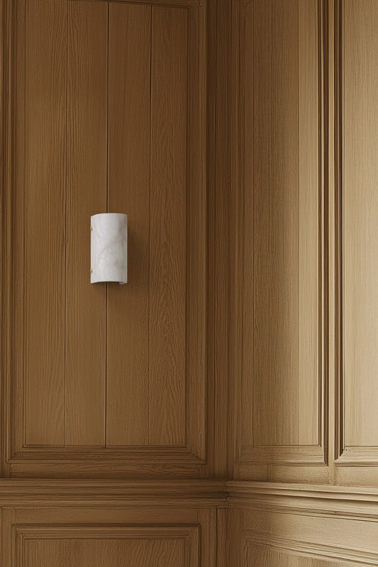 Domo Alabaster Half Sconce BB