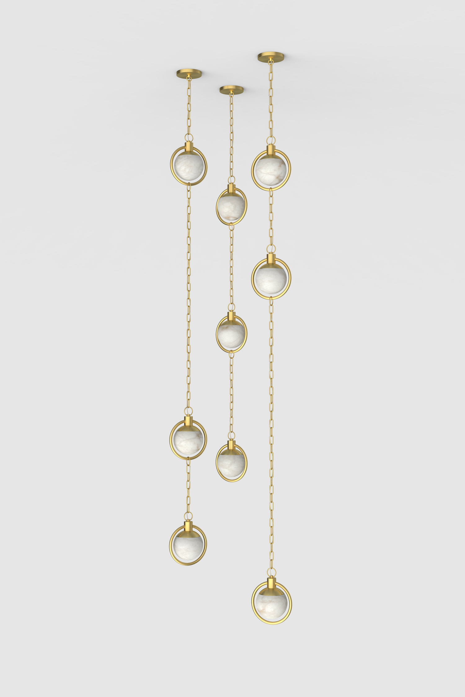 Trento Alabaster Chandelier 3 BB