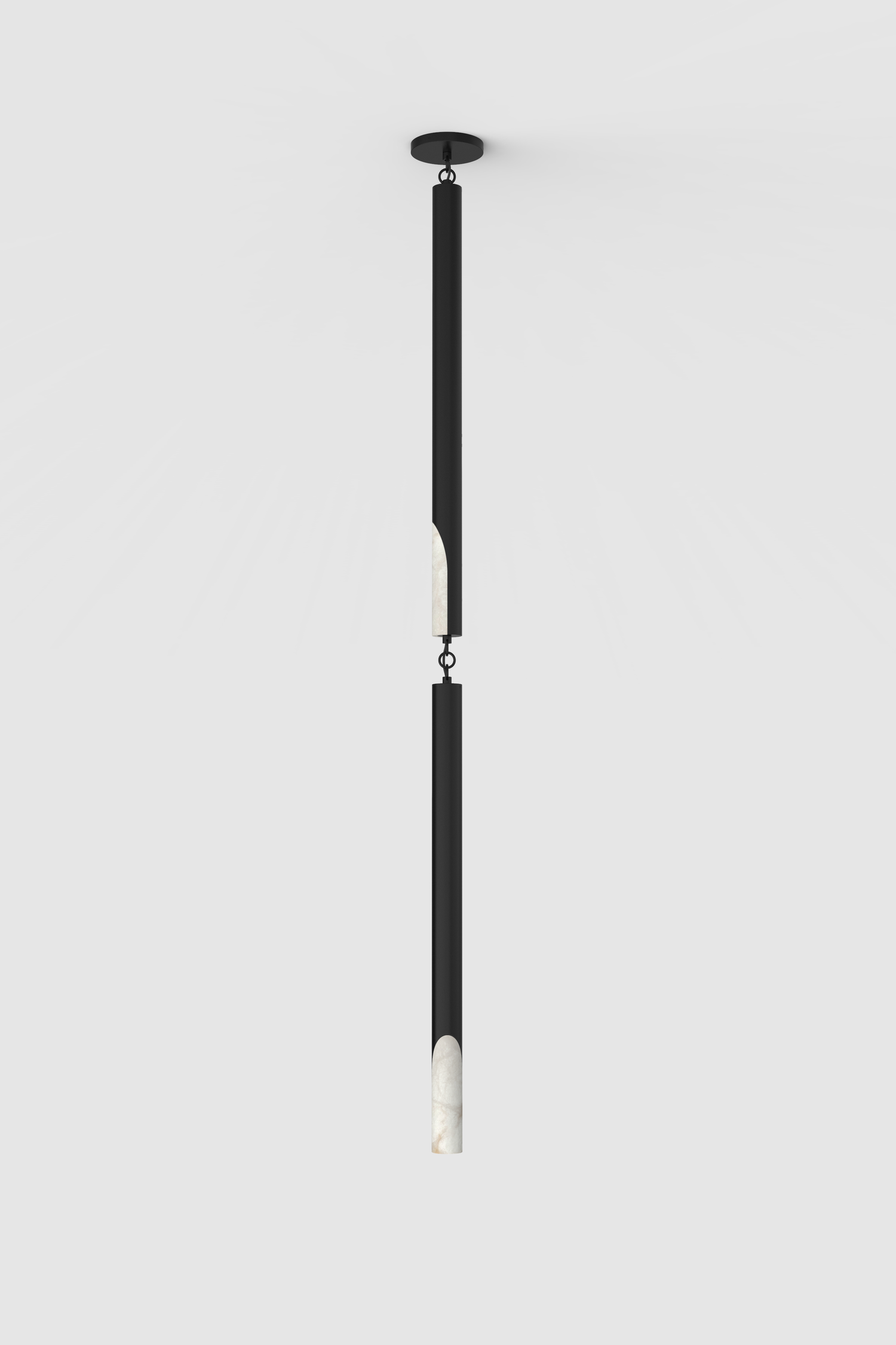 Siena Alabaster Pendant V2 BLK