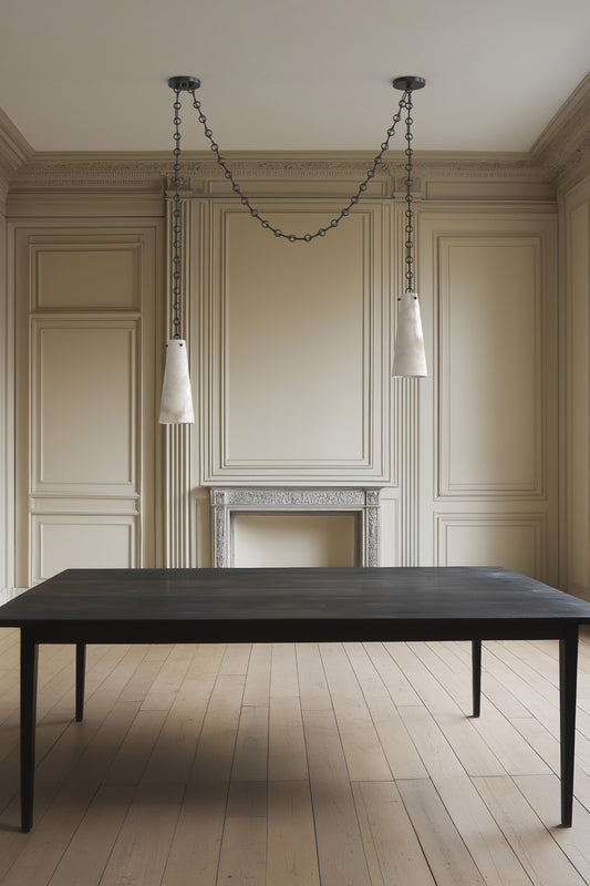 Lucca Alabaster Chandelier 2 BLK