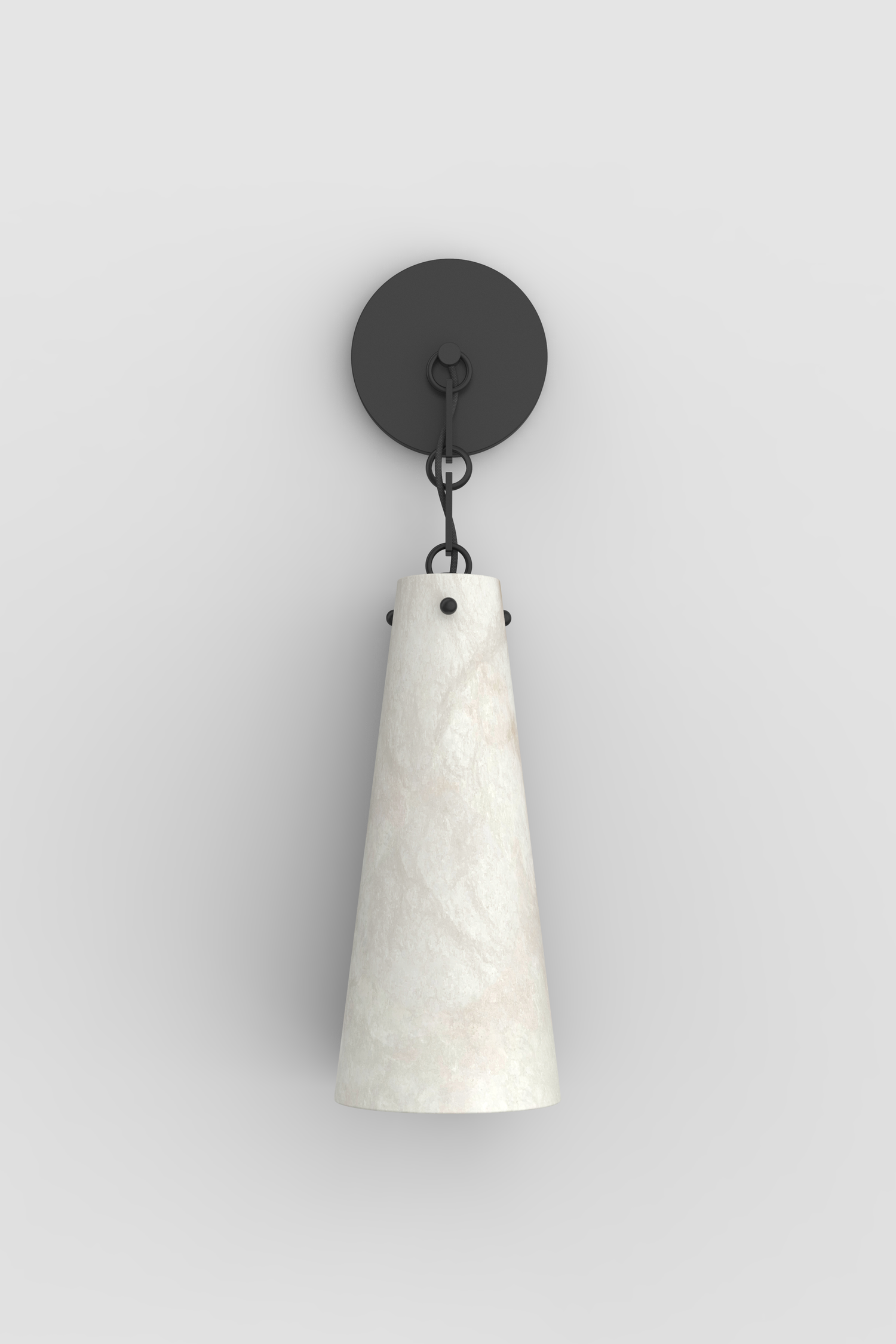 Lucca Alabaster Sconce BLK