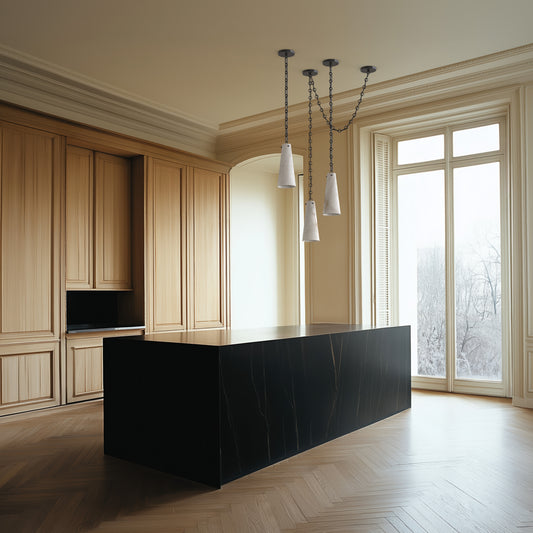 Lucca Alabaster Chandelier 3 BLK