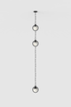 Trento Alabaster Pendant 3 BLK