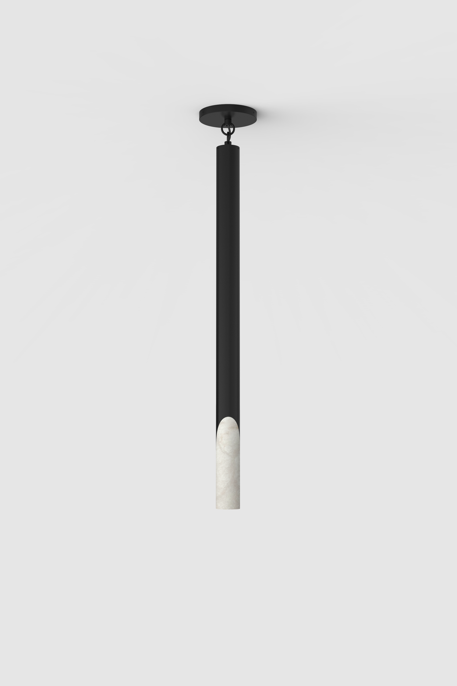 Siena Alabaster Pendant V1 BLK