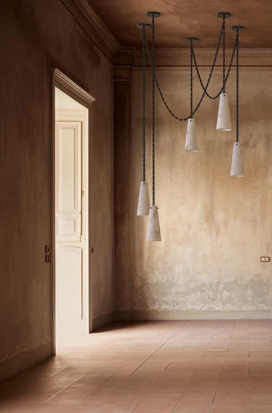Lucca Alabaster Chandelier 5 BB