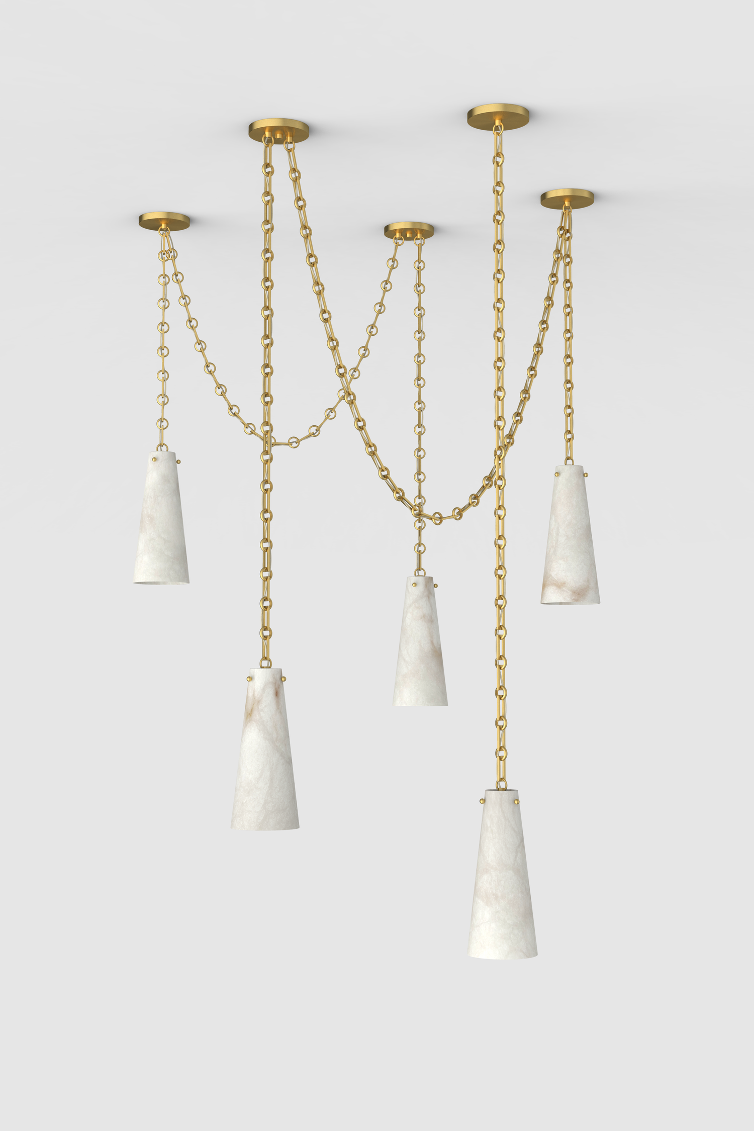 Lucca Alabaster Chandelier 5 BB
