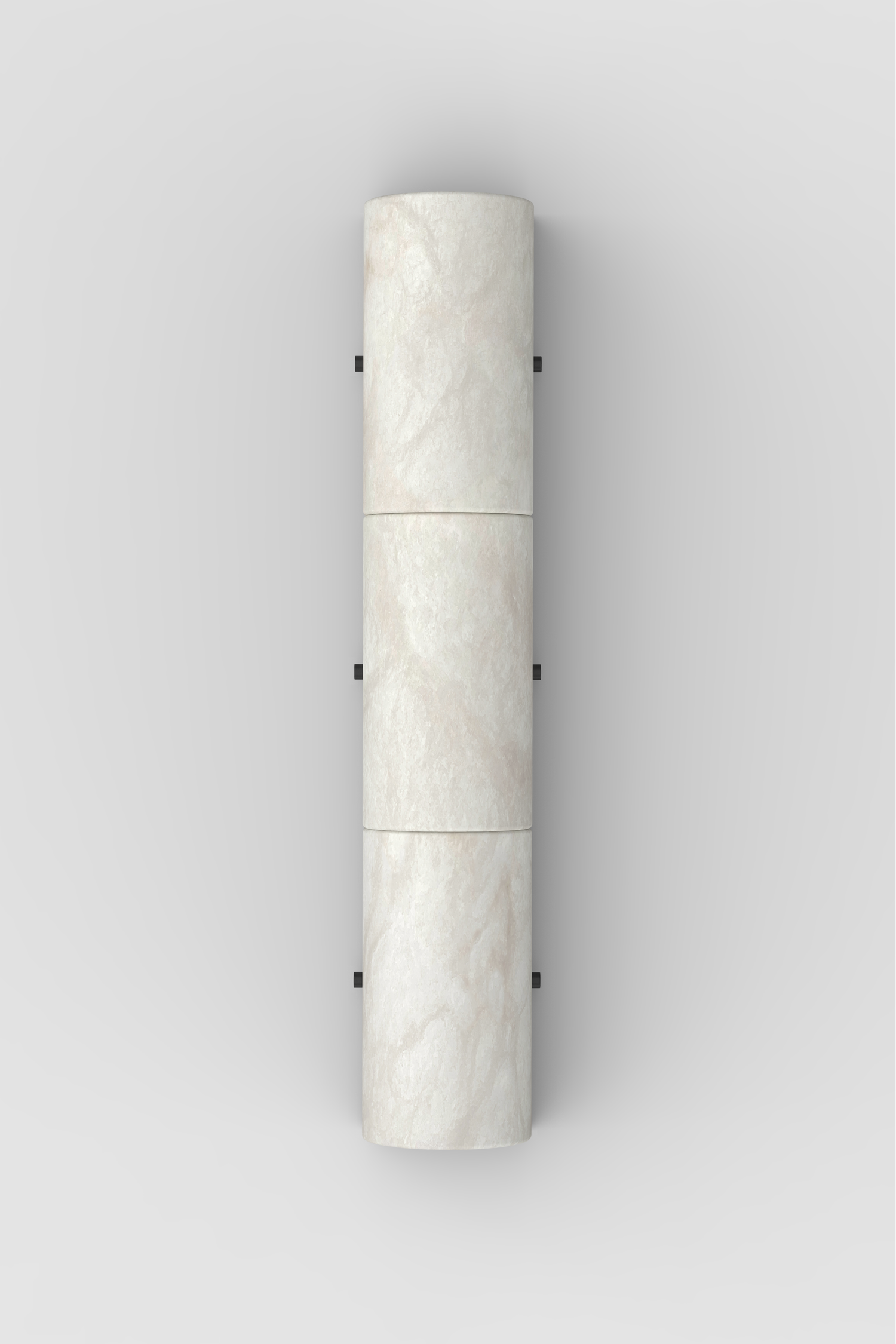 Nova Alabaster Sconce BLK