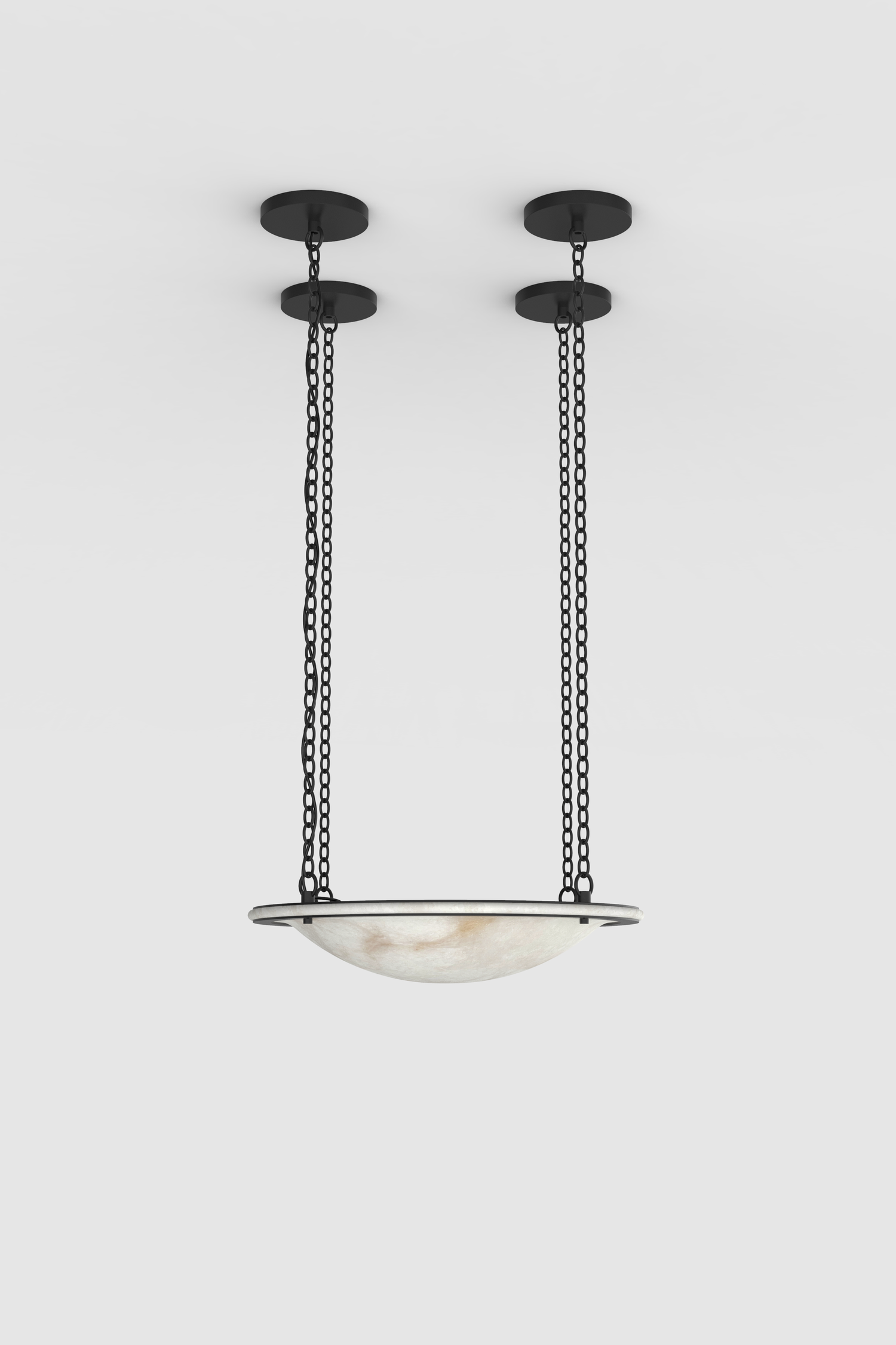 Vara Alabaster Chandelier 1 BLK