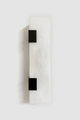 Ponti Alabaster Sconce 2C BLK
