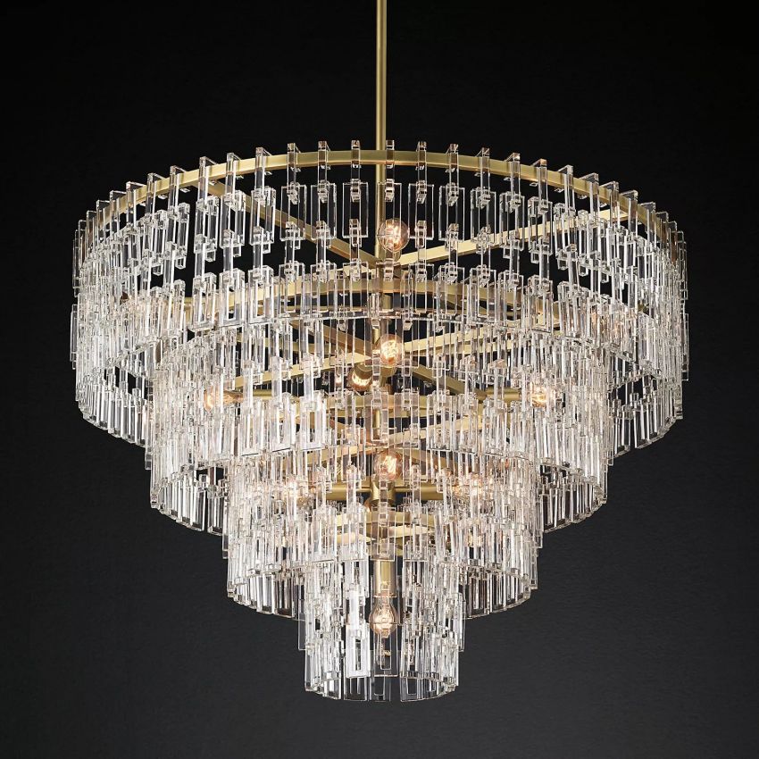 Nigel Tiered Round Chandelier 48''