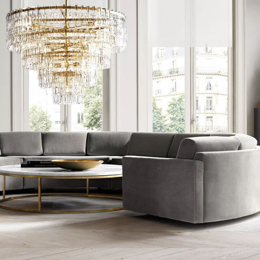 Nigel Tiered Round Chandelier 48''
