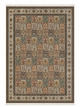 Hand Knotted Kashmiri Silk Patchwork Rug – Luxury Handmade Indian Silk Carpet, Vintage Panel Design Area Rug