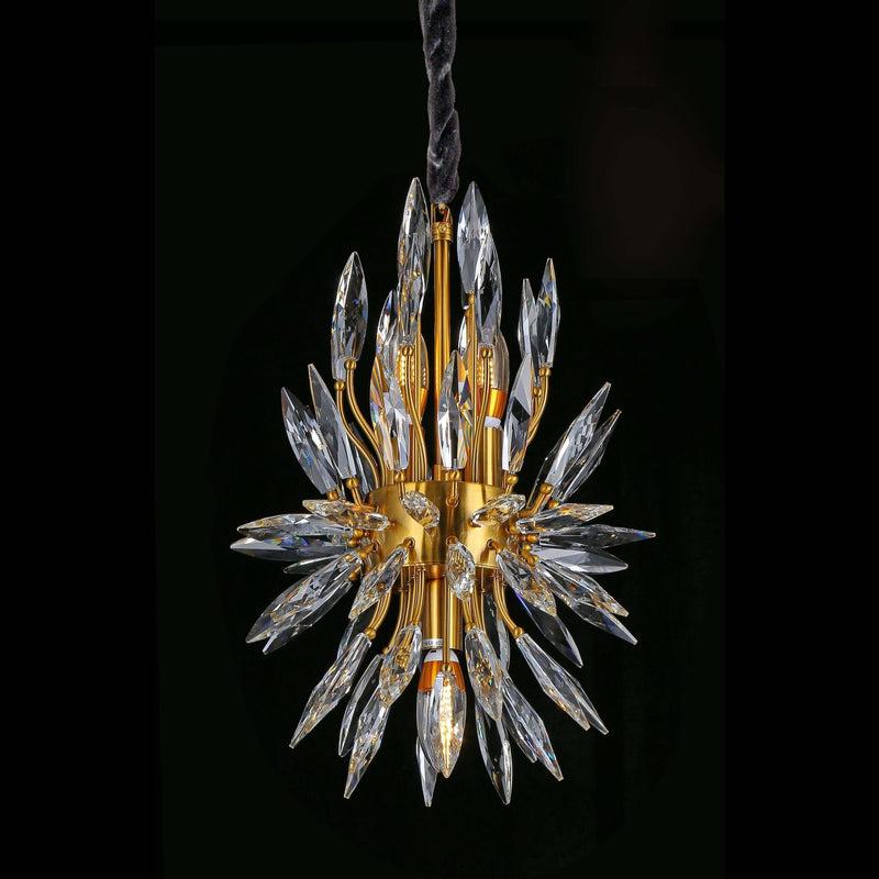 Lily Starburst Crystal Sputnik Chandelier