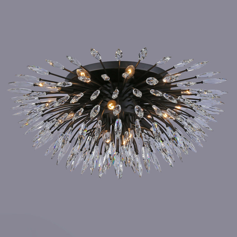Lily Starburst Crystal Sputnik Flushmount