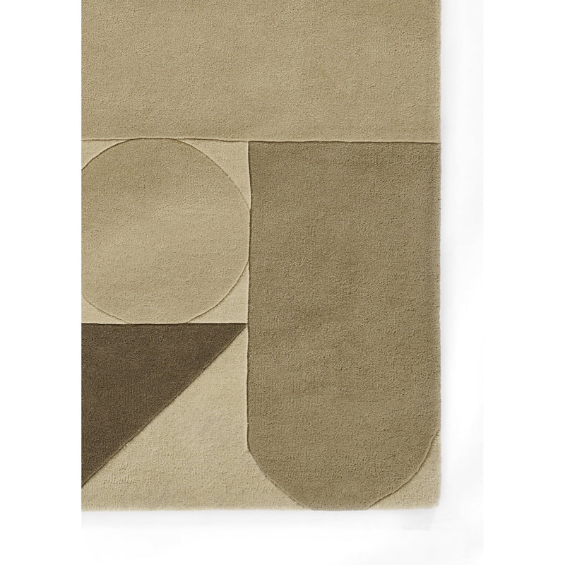 Geo-Harmony Hand-Tufted NZ Wool & Viscose Sculptural Rug