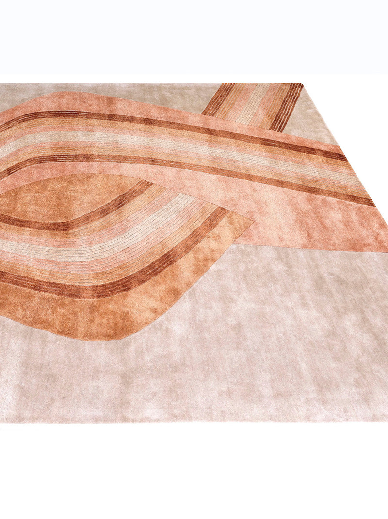 Luminous Geometric: Hand-Tufted NZ Wool & Viscose Statement Rugs