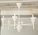 Custom Plaster Gaston Six-Arm Chandelier/ Fixture