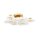 Alabaster Collection 6 Lights Ceiling Light