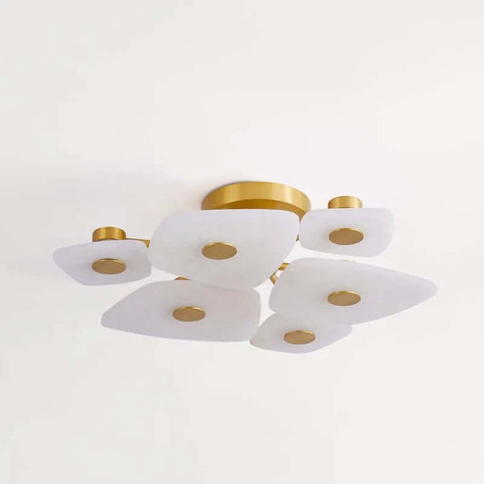 Alabaster Collection 6 Lights Ceiling Light