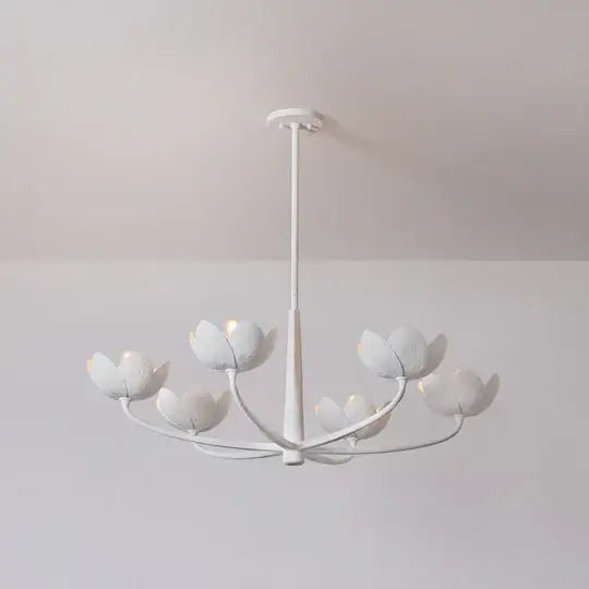 Arcata 6-Light Chandelier Gesso White
