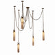 Della Flint 5-Light Alabaster Cluster Chandelier
